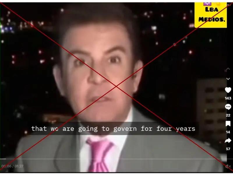 Captura de pantalla a una publicación de TikTok hecha el 28 de noviembre de 2025.