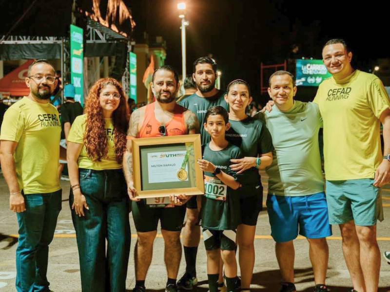 UTH realizó un reconocimiento póstumo a Milton Rápalo, quien inspiró a decenas de corredores con su ejemplo de disciplina, compañerismo y pasión por correr.