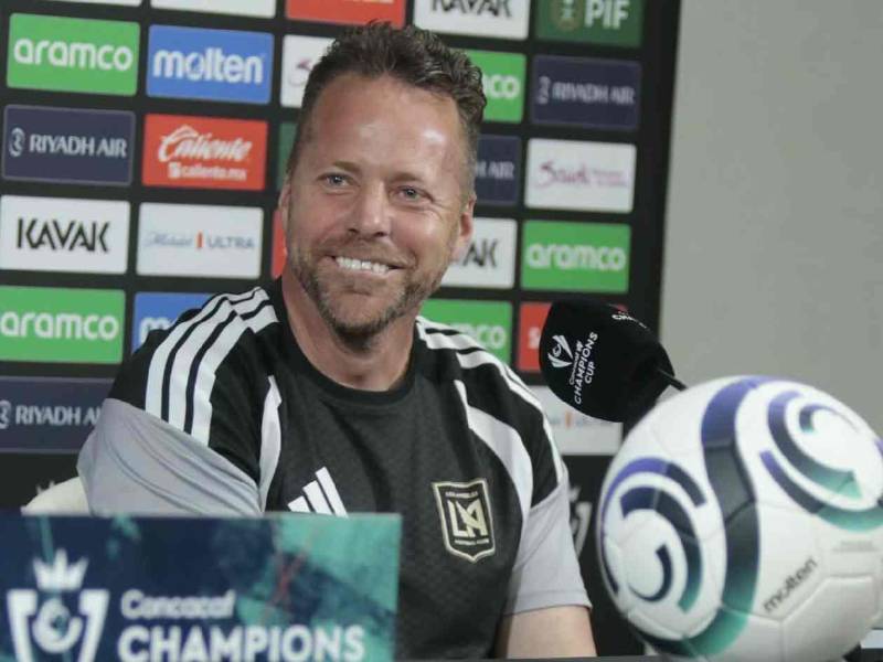 Marc Dos Santos, técnico de Los Ángeles FC en conferencia de previo al duelo ante Real España.