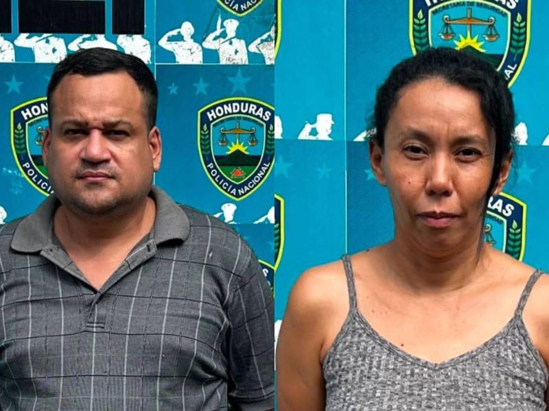 Los dos detenidos son señalados por la DPI de presuntamente integrar una estructura dedicada al tráfico Ilícito de personas en Cortés