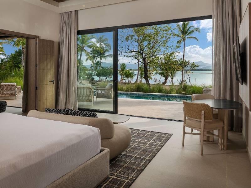 Las unidades están disponibles en configuraciones Studio Suite y Suite de Dos Habitaciones, con impresionantes vistas al océano.