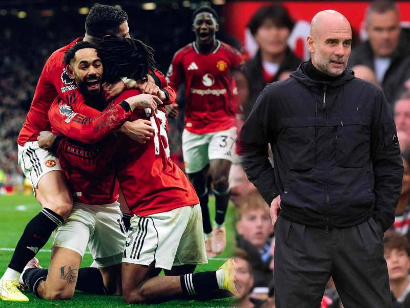 Carrick debutó con triunfo con el Manchester United y derribó al Manchester City de Guardiola.