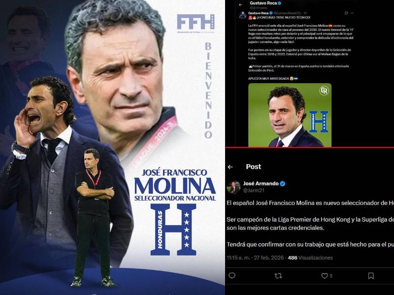 Así ha reaccionado la prensa hondureña sobre la confirmación del español José Francisco Molina como nuevo entrenador de la Selección de Honduras. ¡Varias dudas!