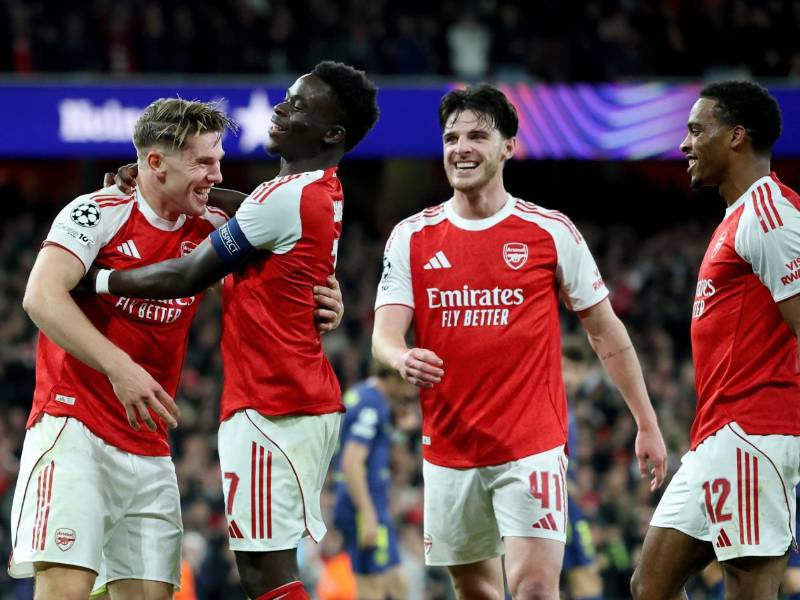 Arsenal se dio un festín y destrozó al Atlético de Madrid en Londres.