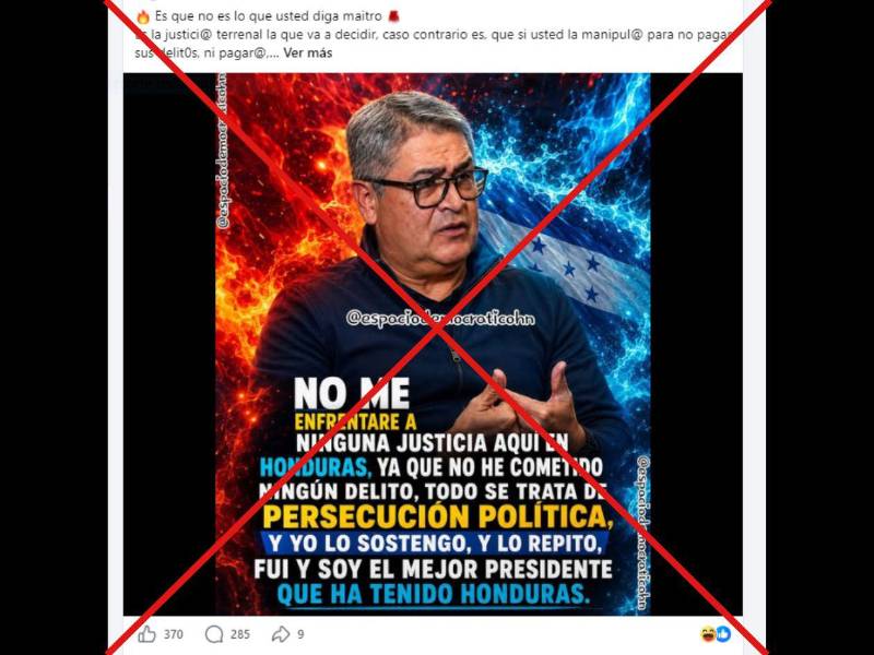 Captura de pantalla a una publicación de Facebook hecha el 29 de julio de 2026.