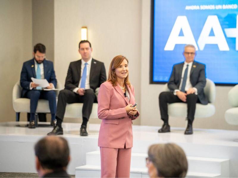 Gisela Sánchez, presidenta ejecutiva del BCIE.