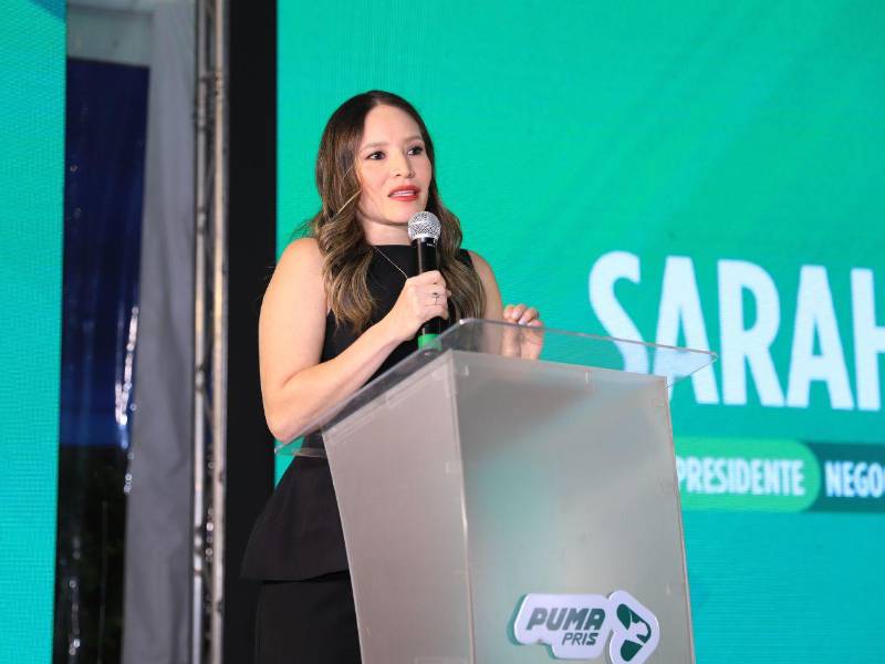 Sarahí Fúnez, vicepresidenta de Negocios Corporativos de Banco Atlántida.