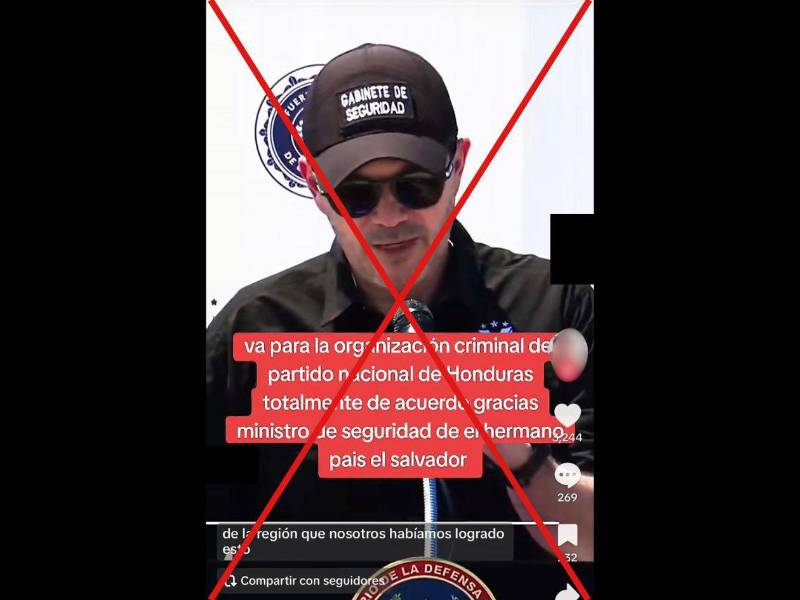 Captura de pantalla a una publicación de TikTok, hecha el 24 de julio de 2026.