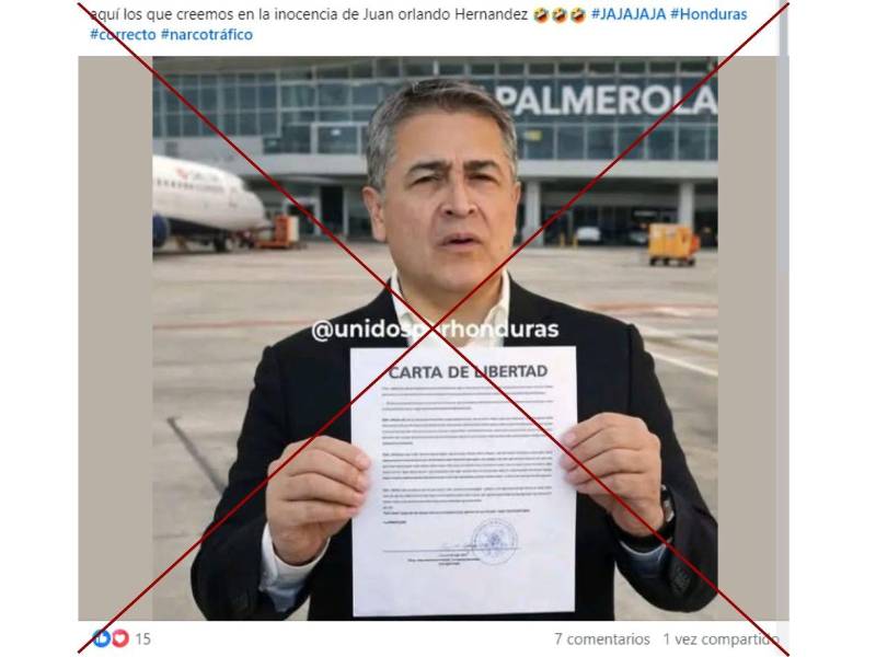 Captura de pantalla a una publicación de Facebook hecha el 13 de marzo de 2026.