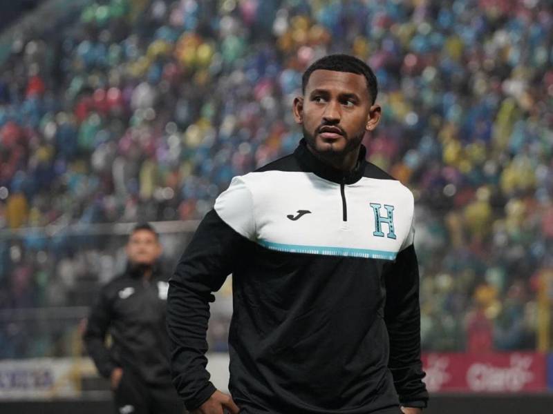 Juan Carlos Obregón en su utlima convocatoria con la Selección de Honduras.