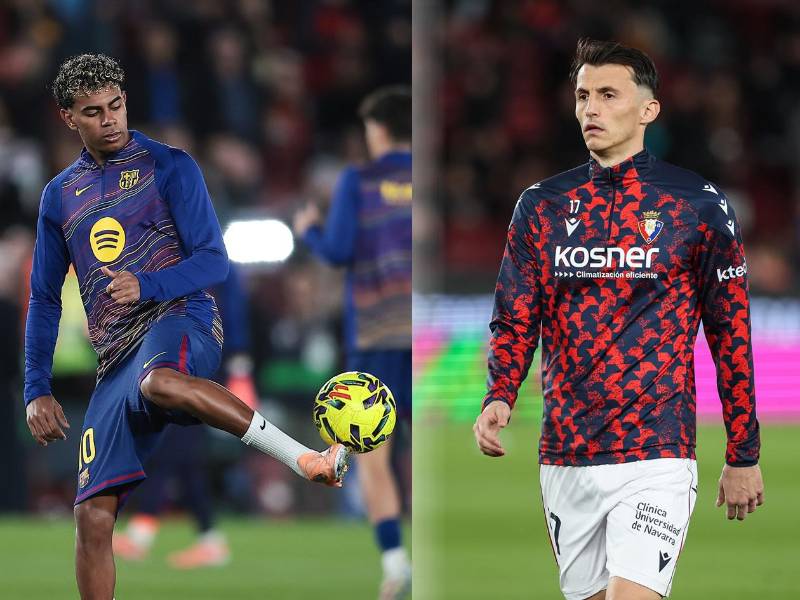 Lamine Yamal es la figura del Barcelona y Ante Budimir el goleador del Osasuna que quiere sorprender en el Camp Nou.
