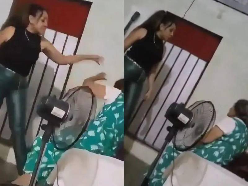 Momento de la discusión en el que la madre le recrimina a su hija haber llegado a la vivienda presuntamente bajo los efectos del alcohol.