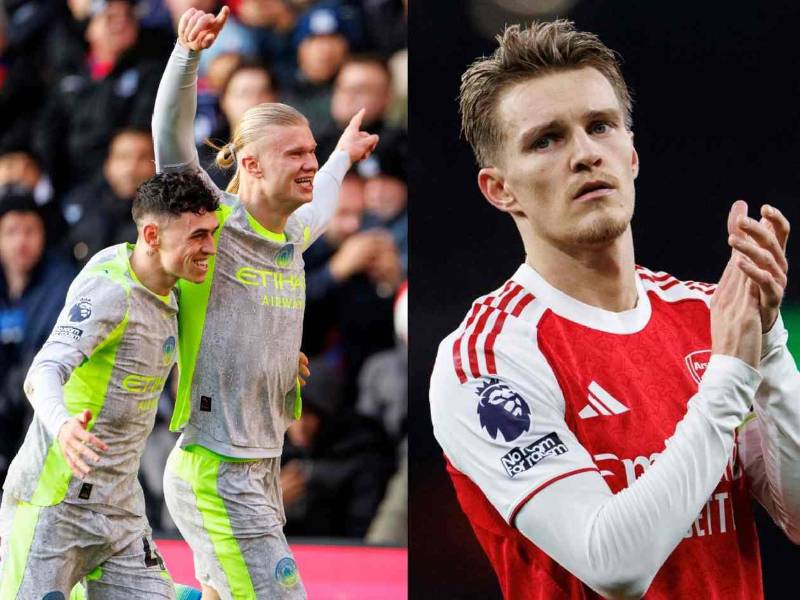 Manchester City advierte al Arsenal en la tabla de posiciones de la Premier League.