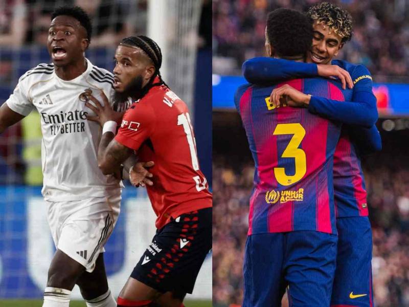 Real Madrid y Barcelona se mantienen en la pelea por el primer lugar de LaLiga EA Sports.