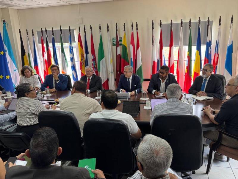 Representantes de la Unión Europea, España, Alemania, Francia, Gobierno de Honduras y sectores productivos dialogan sobre avances para garantizar exportaciones hondureñas libres de deforestación.