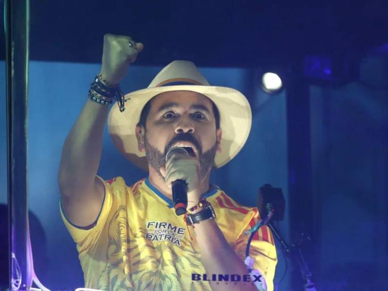 El abogado penalista Abelardo de la Espriella del movimiento de ultraderecha Defensores de la Patria.