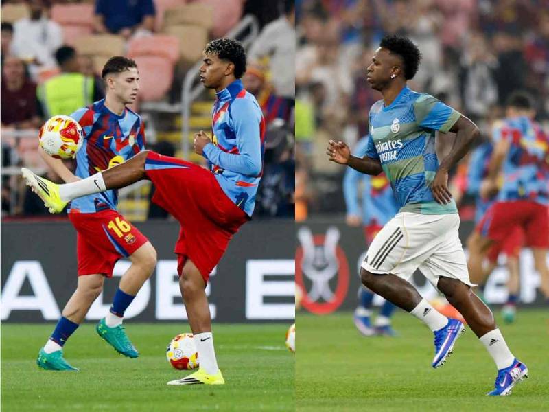 Barcelona y Real Madrid disputan este domingo la final de la Supercopa de España.