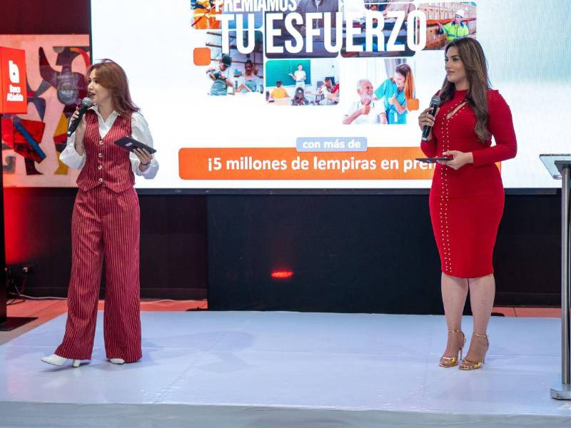 El evento de lanzamiento de la campaña de Banco Atlántida se llevó a cabo en el Salón Cultural de Plaza Bancatlan en Tegucigalpa.