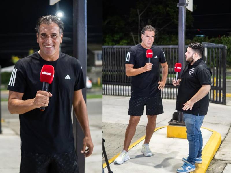 Silvio Rudman en la entrevista con nuestro periodista Walter García.
