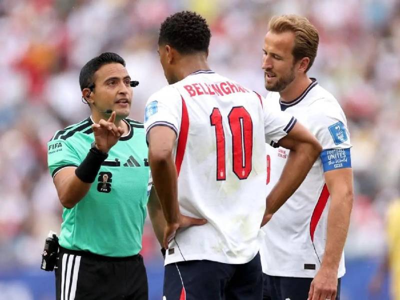Said Martínez reveló finalmente lo que pasó con Bellingham durante el duelo Inglaterra vs Ghana en donde se encargó de impartir justicia.