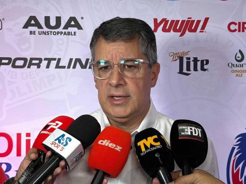 Rafael Villeda, presidente del Olimpia.