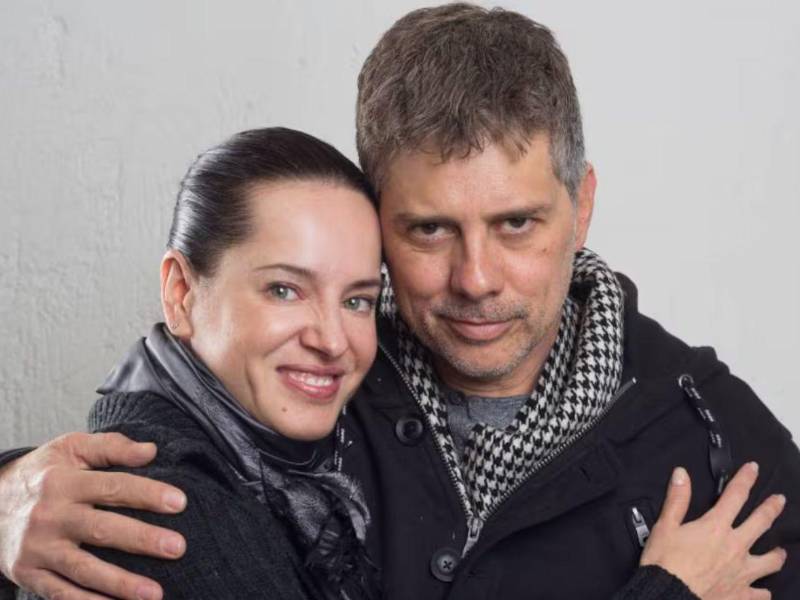 Gaby Platas y Paco de la O cuando estaban casados.