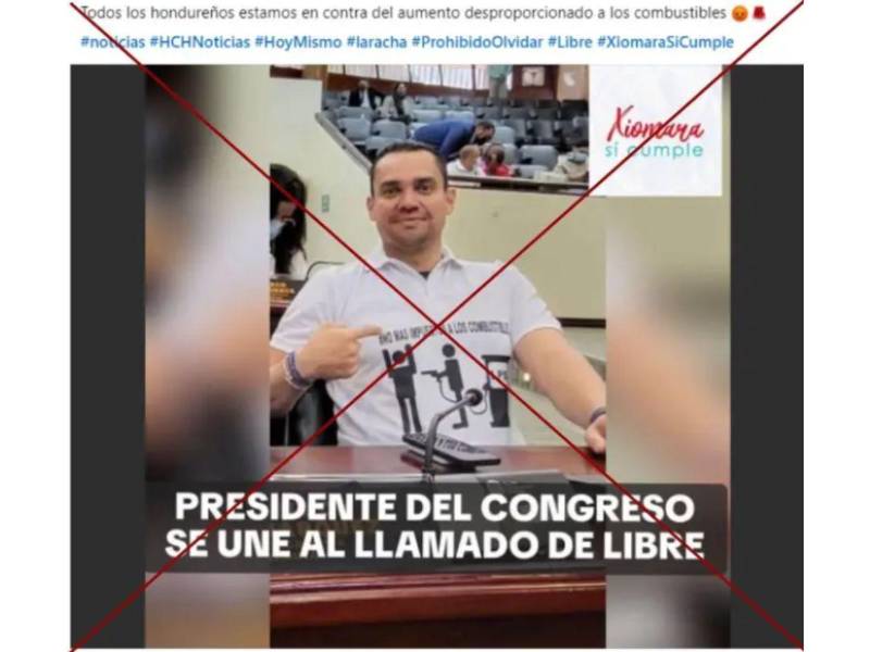 Captura de pantalla a una publicación de Facebook hecha el 18 de marzo de 2026.