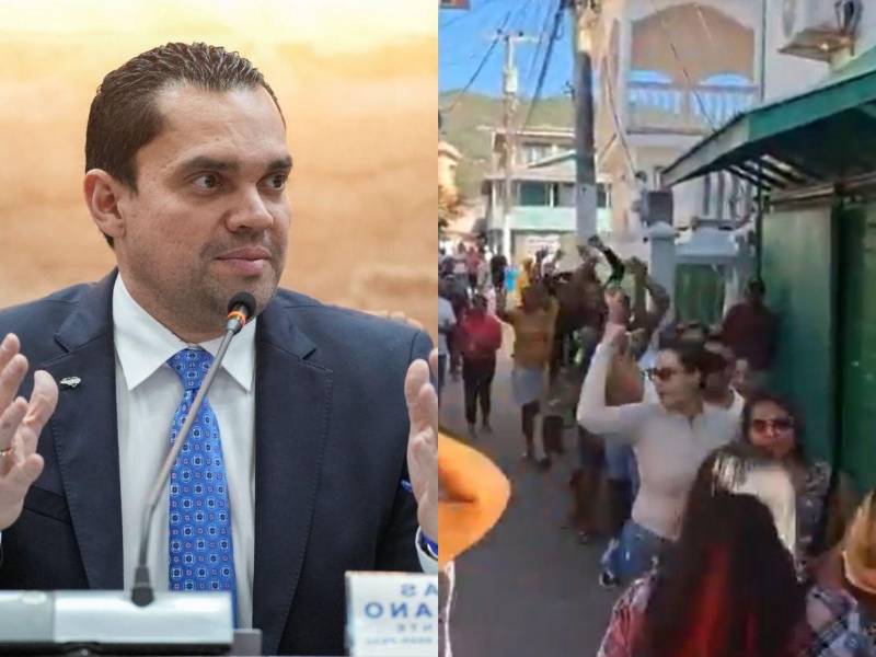 El presidente del Congreso Nacional, Tomás Zambrano, indicó que su objetivo es buscar una solución al conflicto político en Guanaja.