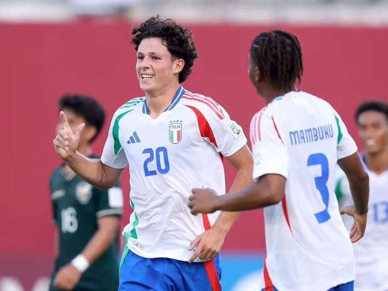 Italia no tuvo piedad de Bolivia y logró su segundo triunfo del Mundial Sub-17.