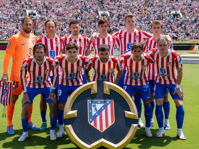 El 11 titular del Atlético de Madrid que enfrentó al Botafogo de Brasil.
