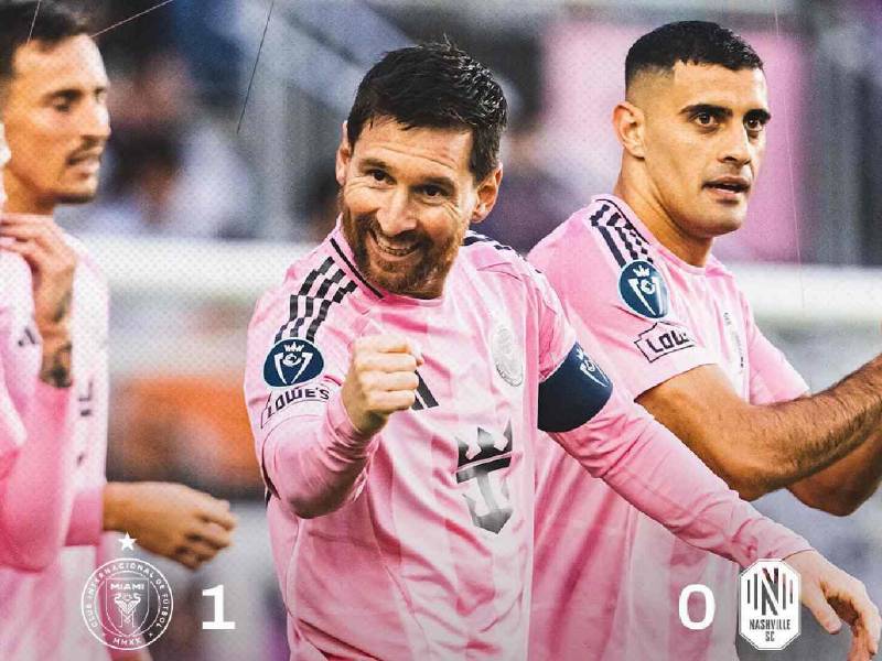 El Inter Miami y Nashville empataron sin goles en la ida de los octavos de final de la Champions League.