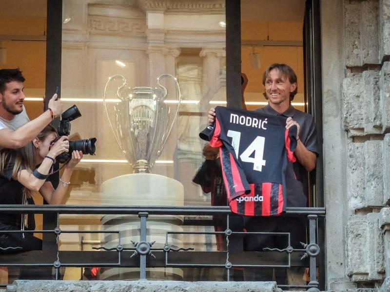 Luka Modric utilizará el dorsal 14 en el AC Milan.