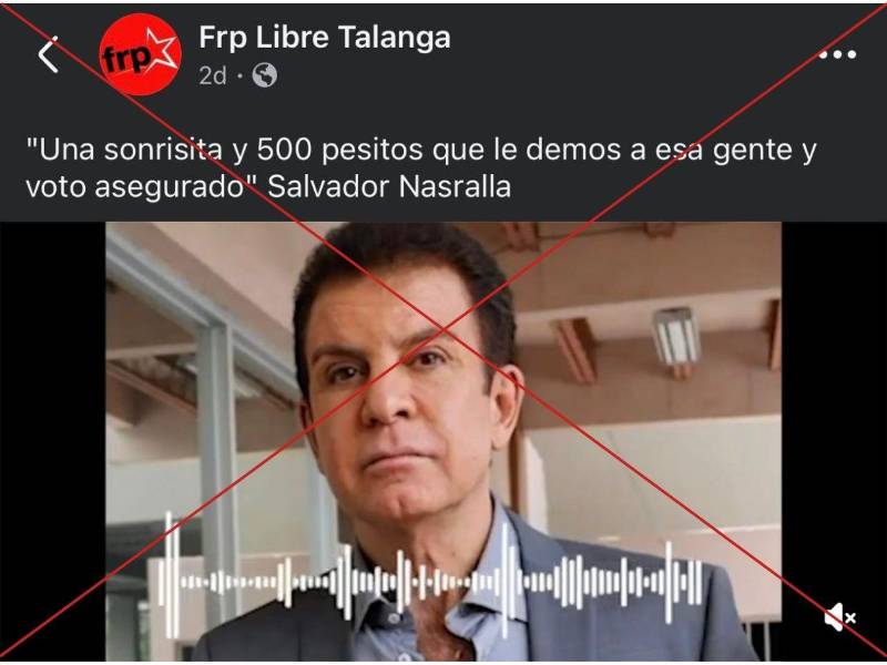 Captura de pantalla a una publicación de Facebook hecha el 5 de agosto de 2025.