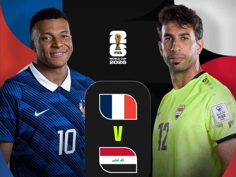 La Selección de Francia se mide contra Irak en la segunda jornada del Mundial 2026.