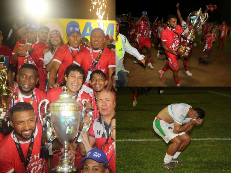 Estrella Roja hizo historia y así celebró su inolvidable ascenso a la Liga Nacional del fútbol hondureño.