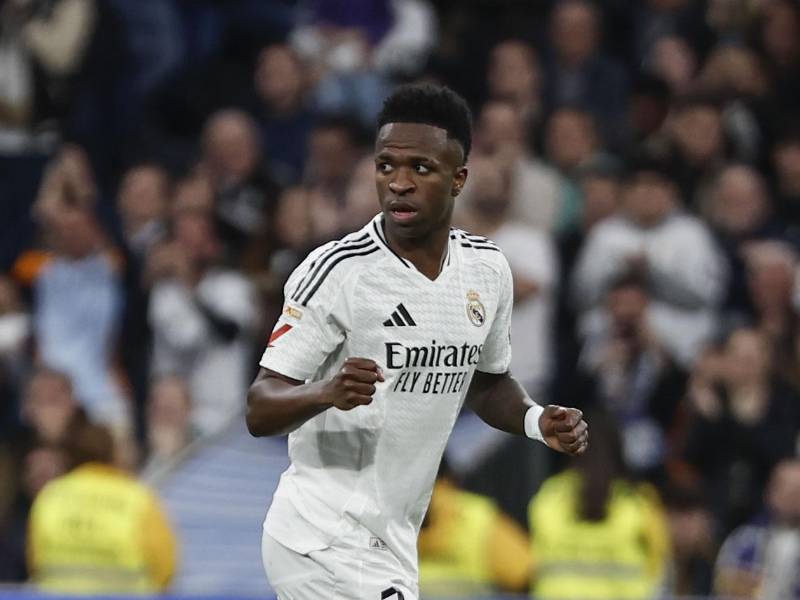 Vinicius se sacó la espinita por el penal fallado y marcó el gol del empate del Real Madrid.