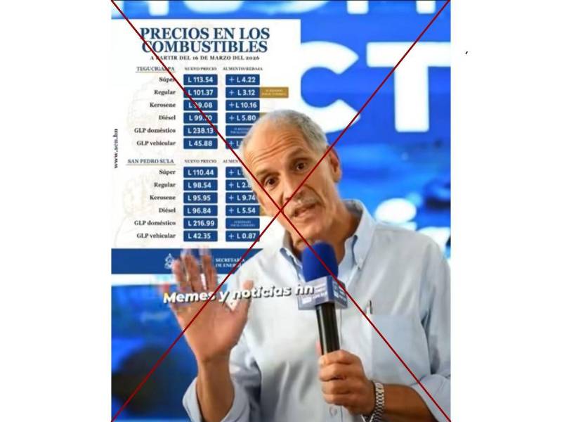 Captura de pantalla a una publicación de Facebook hecha el 16 de marzo de 2026.