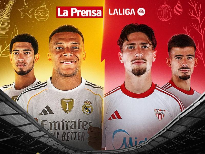 Real Madrid enfrenta al Sevilla en la jornada 17 de la Liga Española.