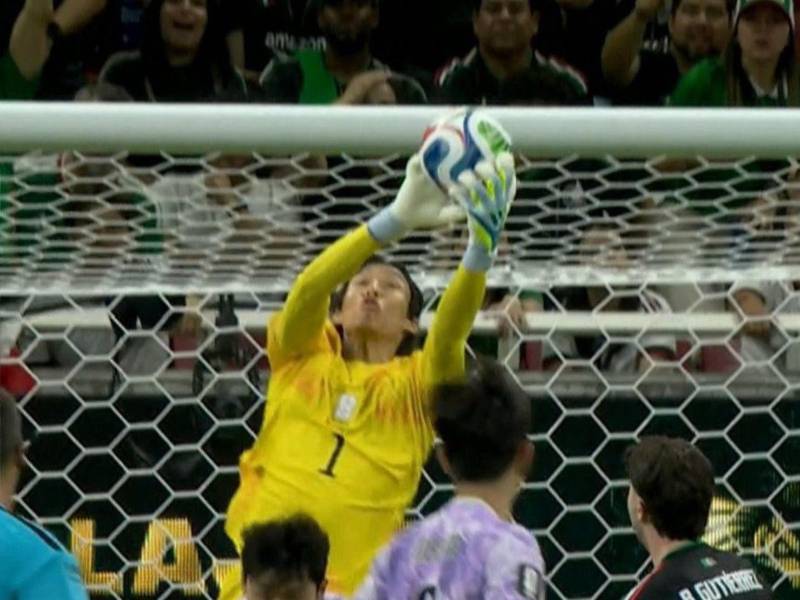 Error del portero de Corea del Sur ante México.