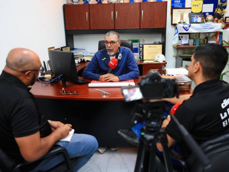 El presidente de la Federación de Nicaragua conversó con nuestros periodistas Kelvin Coello y Carlos Castellanos.