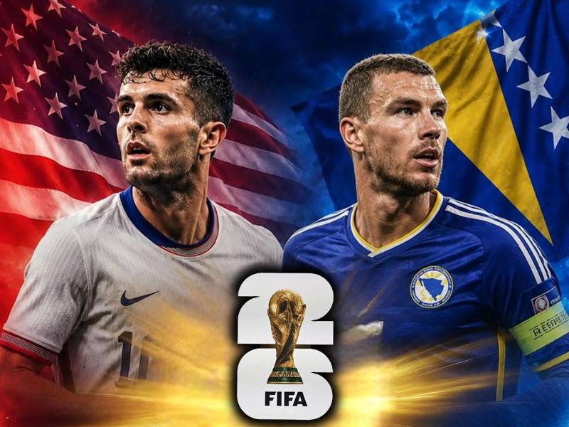 Estados Unidos juega hoy contra Bosnia y Herzegovina en los dieciseisavos de final del Mundial 2026.