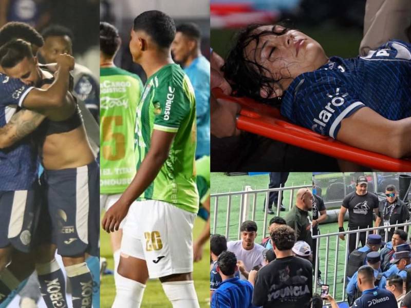 Las imágenes de lo ocurrido durante la gran final entre Motagua y Marathón..