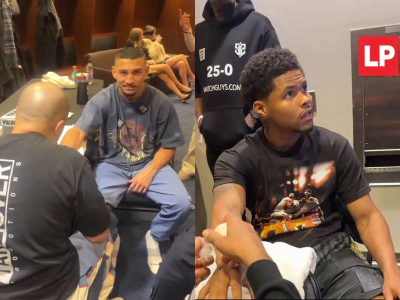 Teófimo López y Shakur Stevenson están listos para la pelea en el Madison Square Garden de Nueva York.