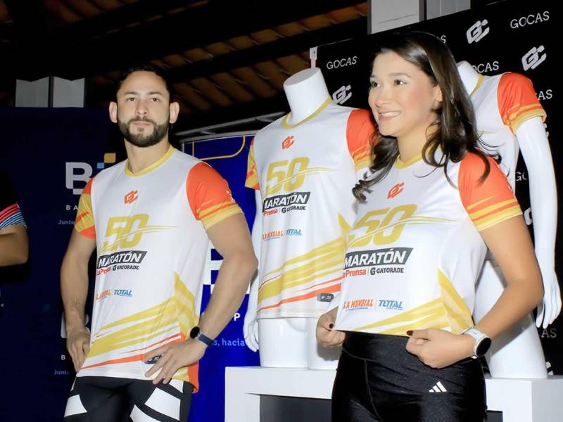 Edición de oro. La camisa de la Maratón La Prensa-Gatorade 2026 tiene un toque de modernidad y frescura; el dorado habla por sí solo de lo especial de la competencia de este año.