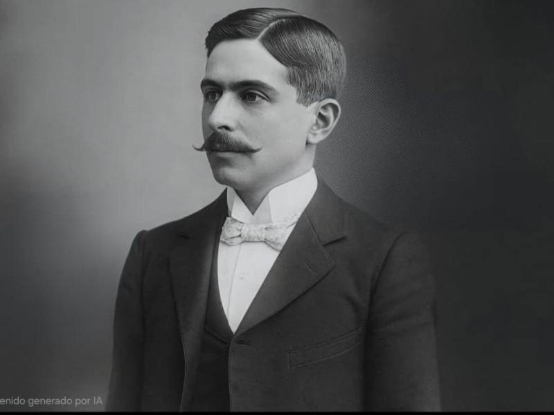 Rafael López Padilla (1875-1963) en una imagen generada con Inteligencia Artificial (IA).