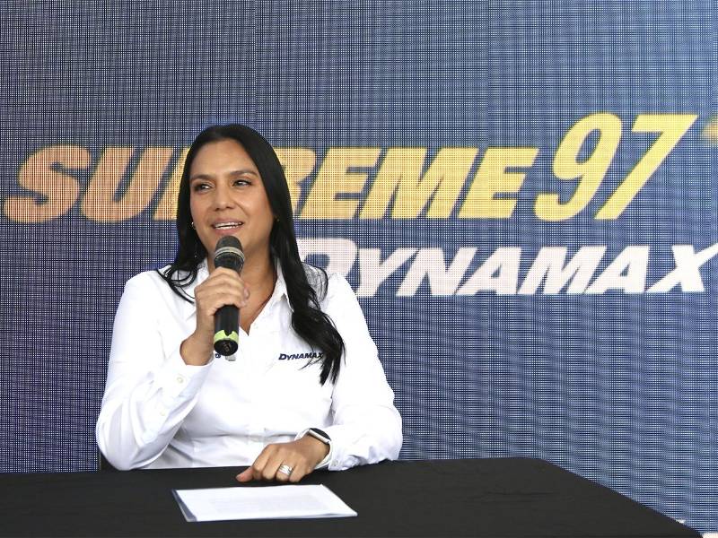 Millie Cano Gerente de Marca UNO CA resaltó la calidad certificada de sus combustibles Dynamax+ en toda Centroamérica.