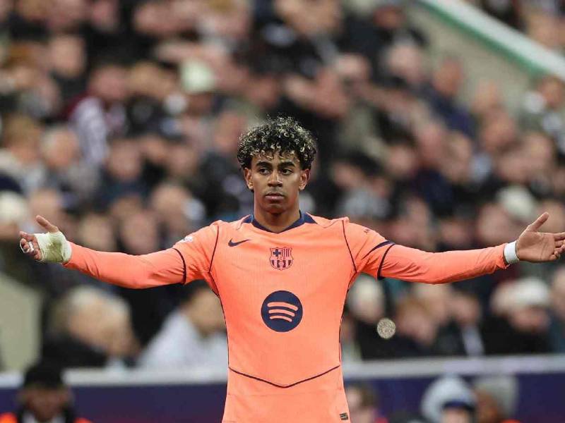 Lamine Yamal se ausentó este jueves de los entrenamientos del Barcelona tras la goleada en Champions.