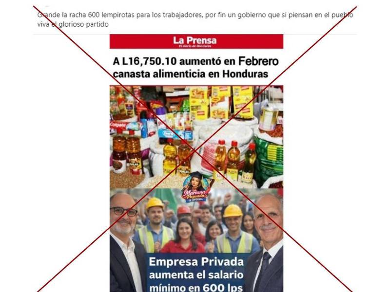 Captura de pantalla a una publicación de Facebook hecha el 11 de marzo de 2026.