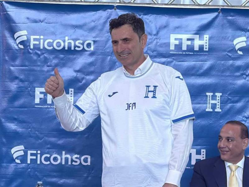 José Francisco Molina es presentado como nuevo entrenador de la Selección de Honduras.