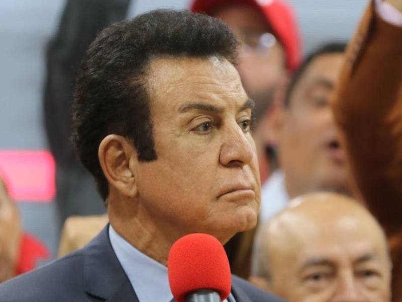 Salvador Nasralla, candidato presidencial del Partido Nacional.